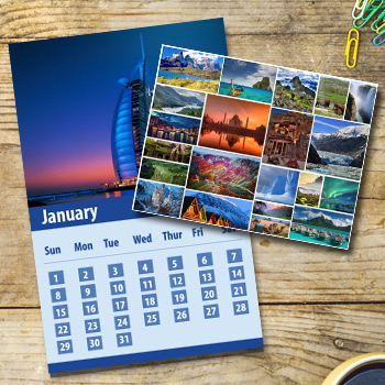 Photo Calendar Printing at low cost | 8.5x11 Full Color Wall Calendar ...